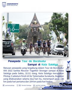 Pesepeda Tour de Borobudur Sampai di Kota Salatiga